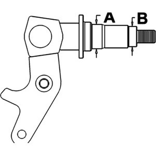 Aftermarket Right Hand Spindle Fits 480D 480E 480LL 580C 580D 580E 584C 584D 584E 585C 585D A-D86343-AI - main